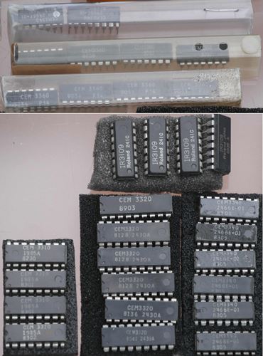 various-Huge lot original rare synth chips